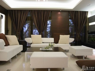 简约风格复式富裕型120平米客厅沙发新房设计图