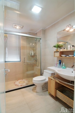 简约风格四房5-10万120平米卫生间洗手台新房设计图