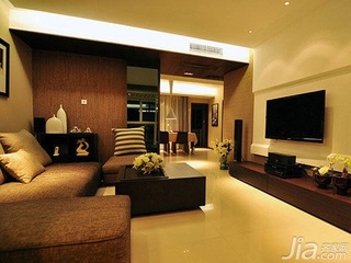 欧式风格二居室富裕型110平米客厅茶几新房家居图片