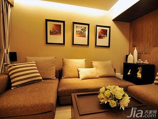 欧式风格二居室富裕型110平米客厅茶几新房设计图纸