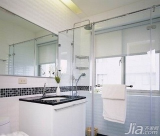 欧式风格别墅富裕型110平米卫生间洗手台新房家装图