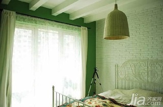 新古典风格别墅富裕型80平米卧室卧室背景墙窗帘新房设计图