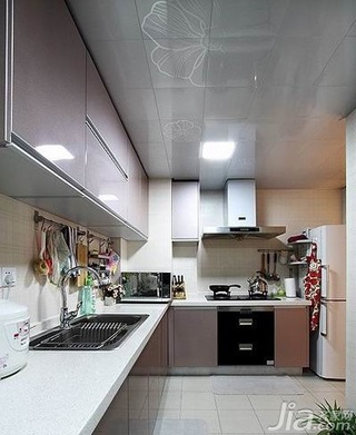 新古典风格别墅富裕型90平米厨房橱柜新房设计图纸