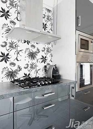 简约风格一居室富裕型60平米厨房橱柜新房家装图