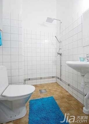 简约风格一居室富裕型60平米卫生间洗手台新房家装图