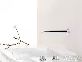 日式风格一居室富裕型90平米卫生间洗手台新房设计图