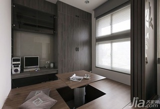 日式风格二居室5-10万50平米客厅地台新房设计图