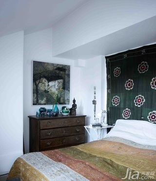 欧式风格公寓10-15万90平米卧室床新房设计图
