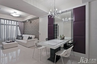 简约风格二居室简洁3万以下60平米玄关餐桌新房设计图