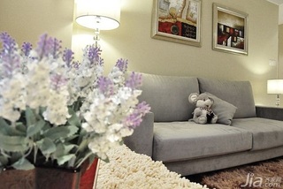 简约风格复式简洁富裕型客厅沙发背景墙沙发图片