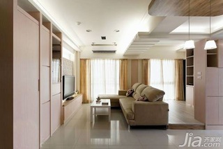 简约风格二居室5-10万60平米客厅沙发图片