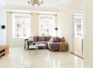 欧式风格二居室10-15万60平米客厅沙发效果图