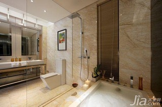 简约风格二居室15-20万140平米以上客厅浴缸新房家装图片