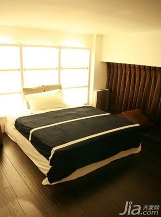简约风格二居室经济型50平米卧室床效果图