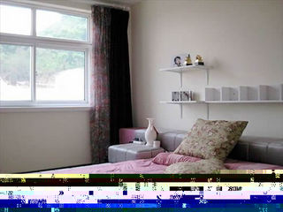 简约风格二居室5-10万40平米卧室窗帘新房设计图