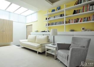 田园风格复式5-10万70平米客厅沙发新房家装图