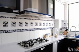 地中海风格二居室15-20万90平米厨房橱柜效果图