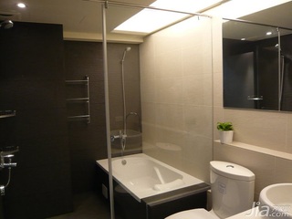 简约风格四房简洁白色10-15万100平米卫生间洗手台新房设计图