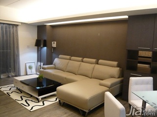 简约风格四房简洁10-15万100平米客厅沙发新房平面图