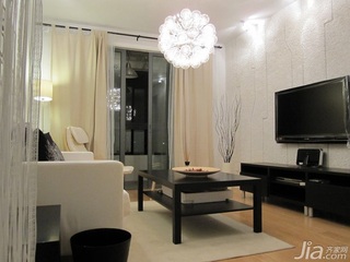 日式风格二居室10-15万70平米客厅照片墙沙发新房家居图片