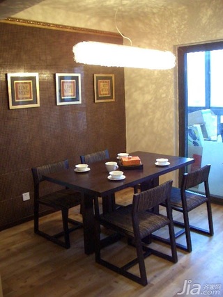 简约风格复式简洁5-10万90平米玄关背景墙餐桌新房家装图片
