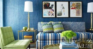 欧式风格二居室5-10万70平米客厅沙发图片