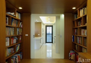简约风格二居室10-15万90平米客厅新房设计图纸