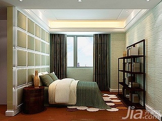 欧式风格绿色10-15万90平米卧室床效果图