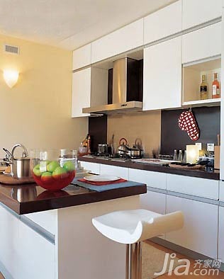 简约风格小户型3万以下40平米厨房橱柜安装图