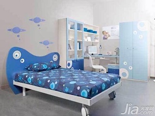 简约风格一居室可爱3万以下50平米儿童房儿童床图片