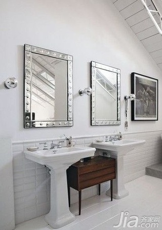 欧式风格四房豪华型120平米卫生间洗手台新房家装图片