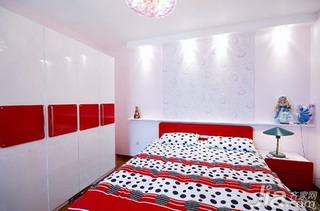 简约风格5-10万90平米卧室床图片
