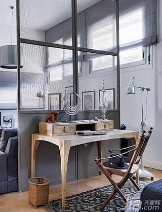 欧式风格小户型5-10万50平米工作区书桌新房家居图片