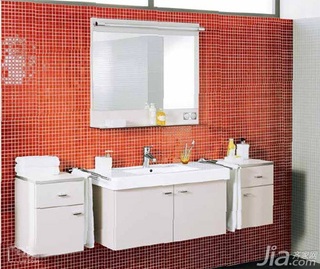 简约风格一居室3万以下50平米卫生间洗手台新房家装图