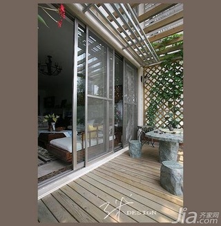 中式风格二居室5-10万80平米新房设计图纸