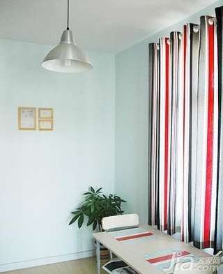 简约风格二居室简洁5-10万80平米餐厅餐桌二手房设计图纸