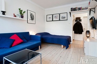 简约风格一居室3万以下50平米客厅沙发效果图