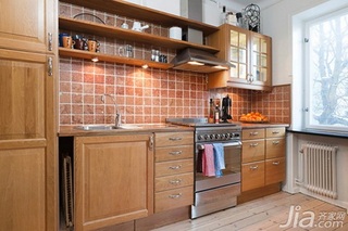 简约风格一居室3万以下50平米厨房橱柜图片