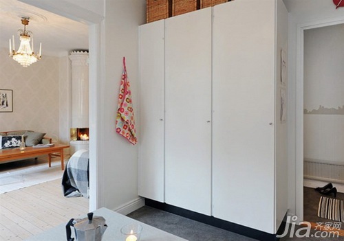 北欧风格,公寓装修,40平米装修,衣柜