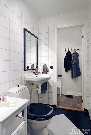 北欧风格公寓40平米卫生间设计图纸