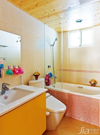 简约风格二居室5-10万60平米卫生间洗手台图片