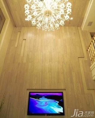 简约风格复式豪华型140平米以上灯具新房平面图