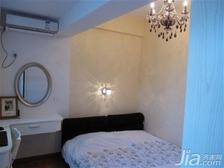简约风格二居室舒适5-10万60平米卧室床图片
