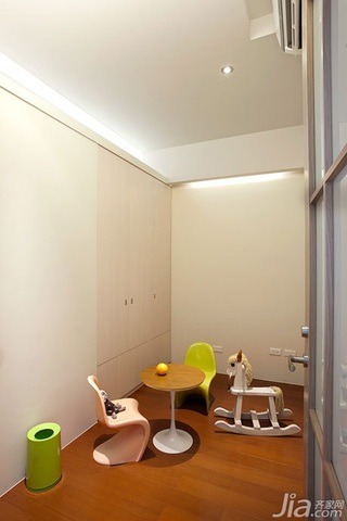欧式风格二居室10-15万70平米儿童房餐桌新房家装图