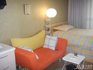 简约风格一居室3万以下50平米卧室沙发效果图