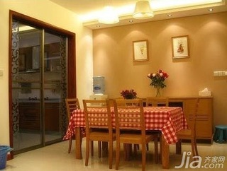 简约风格一居室3万以下50平米餐厅餐桌新房家装图片