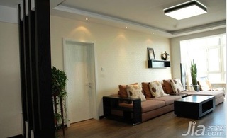 中式风格四房5-10万120平米客厅沙发新房设计图纸