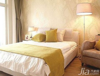 简约风格二居室简洁5-10万70平米卧室床新房家装图
