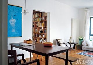简约风格二居室5-10万70平米书桌图片