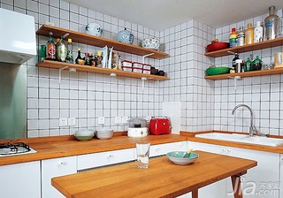 简约风格二居室5-10万70平米厨房橱柜效果图